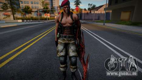 Jack Krauser HD version Retuxtured v3 pour GTA San Andreas