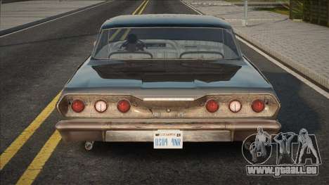 Chevrolet impala 4 Door Dirt Black Revel pour GTA San Andreas