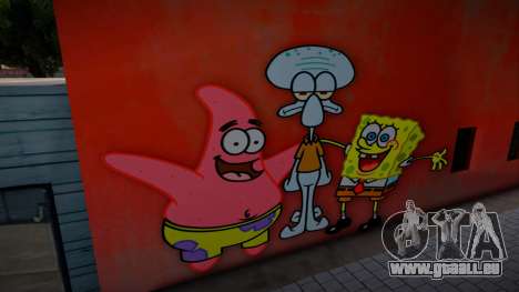 Spongebob Wall 2 pour GTA San Andreas