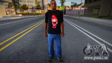 Mario Meme Shirt für GTA San Andreas