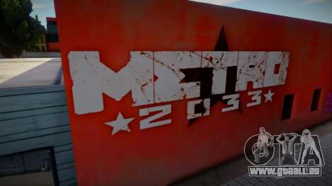 Metro 2033 Last Night Mural 5 pour GTA San Andreas