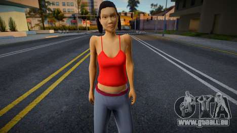 Improved HD Katie Zhan pour GTA San Andreas