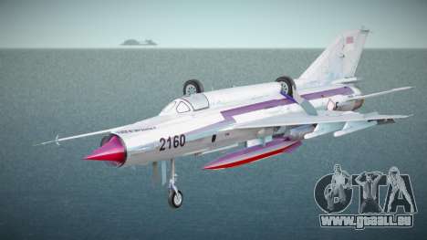 Mig-21 Indonesian AirForce pour GTA San Andreas