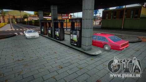 New Oil Station in Idlewood für GTA San Andreas