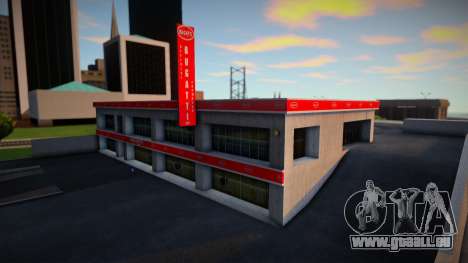 Bugatti Car ShowRoom für GTA San Andreas