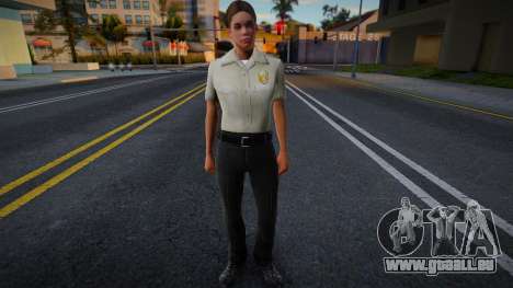 New Girl Cop with facial animation pour GTA San Andreas