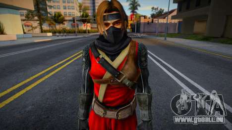 Dead Or Alive 5 - Hayate (Costume 3) v3 für GTA San Andreas