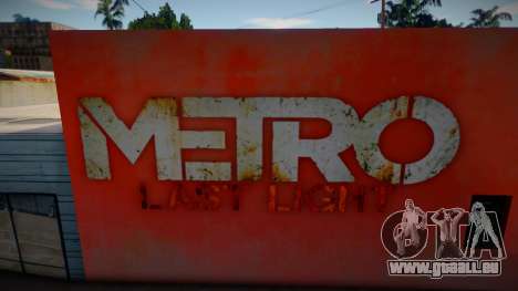 Metro 2033 Last Night Mural für GTA San Andreas