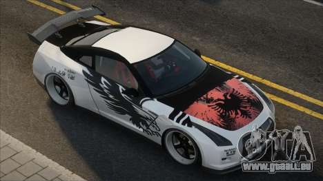 Nissan GT-R with Albania Flag pour GTA San Andreas