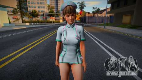 Girl Medic with facial animation für GTA San Andreas