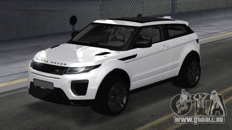 Range Rover Evoque (YuceL) pour GTA San Andreas