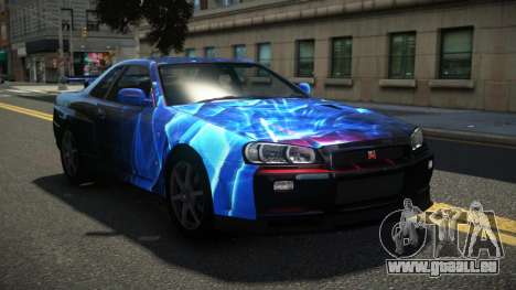 Nissan Skyline R34 GT-R RX-I S12 für GTA 4