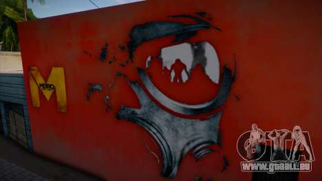 Metro 2033 Last Night Mural 2 für GTA San Andreas