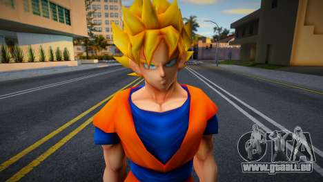 Goku SSJ skin in sa pour GTA San Andreas