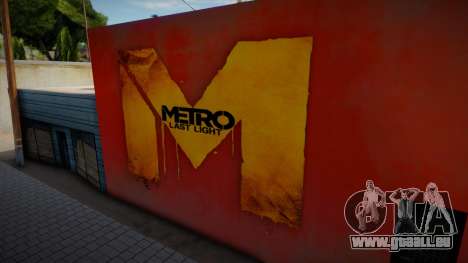 Metro 2033 Last Night Mural 1 für GTA San Andreas