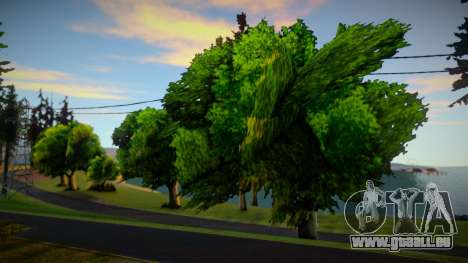 Les riches couleurs des arbres pour GTA San Andreas