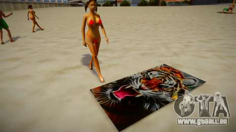 Random Beach Towels pour GTA San Andreas