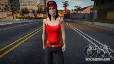 Katie Zhan HD with facial animation für GTA San Andreas