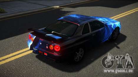 Nissan Skyline R34 GT-R RX-I S12 für GTA 4