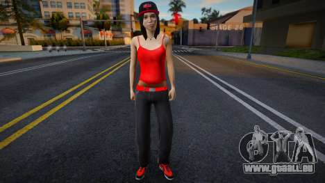 Katie Zhan HD with facial animation pour GTA San Andreas