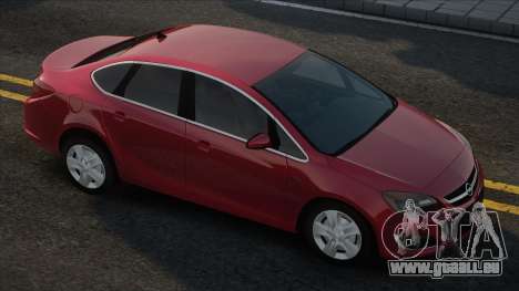 Opel Astra J [Red] pour GTA San Andreas
