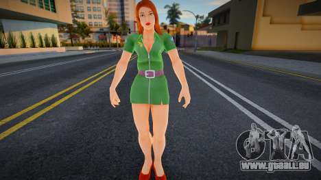 Female Soldier 1 from Street Fighter 5 für GTA San Andreas