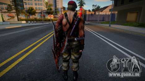 Jack Krauser HD version Retuxtured v3 pour GTA San Andreas