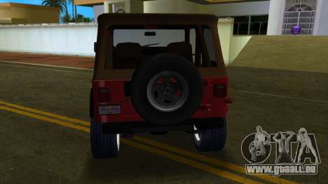 Jeep Wrangler Armin pour GTA Vice City