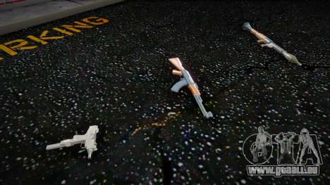 Pickups Mod GTA 4 Style On the ground (Without L für GTA San Andreas