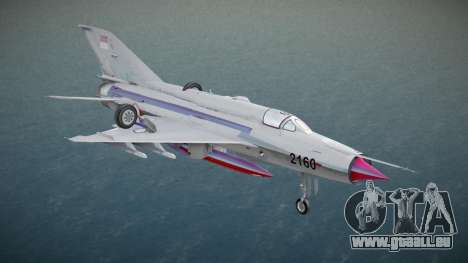 Mig-21 Indonesian AirForce pour GTA San Andreas