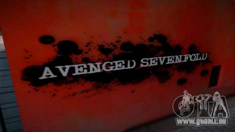Avenged Sevenfold Wall V.2 für GTA San Andreas