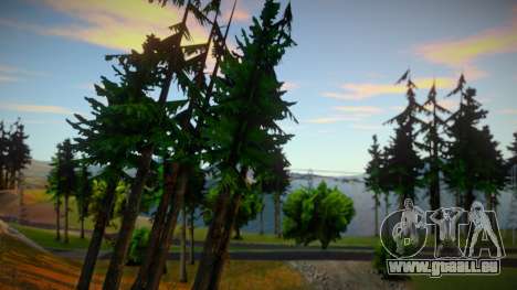 Les riches couleurs des arbres pour GTA San Andreas