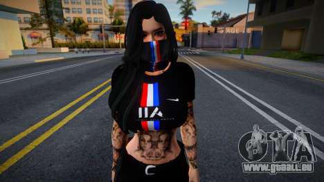 Skin France Girl 945 pour GTA San Andreas