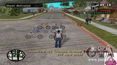 Générateur de cycles pour GTA San Andreas