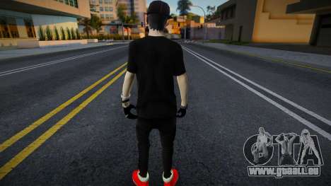 Swagger Skin HD Black-Red pour GTA San Andreas