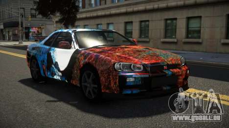 Nissan Skyline R34 GT-R RX-I S7 für GTA 4