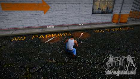 Pickups Mod On the ground (Text Ammo Money) pour GTA San Andreas