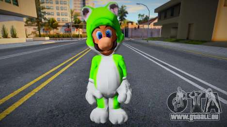 Luigi Cat Suit o con traje de gato de Super Mari pour GTA San Andreas