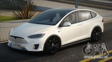 Tesla Model X 2022 White für GTA San Andreas