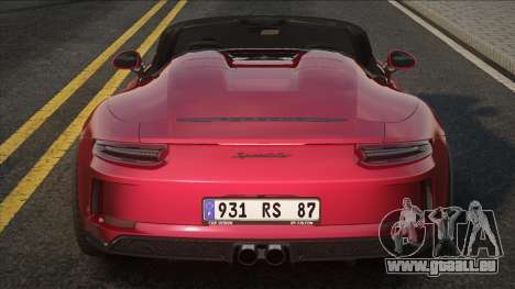 Porsche 911 Speedster 2020 Red pour GTA San Andreas