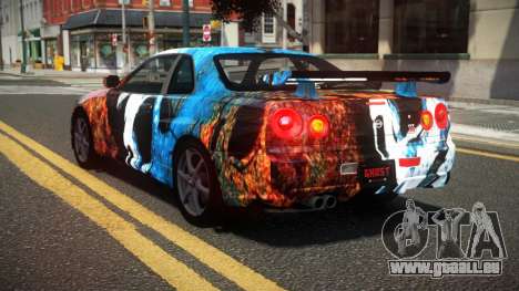 Nissan Skyline R34 GT-R RX-I S7 für GTA 4