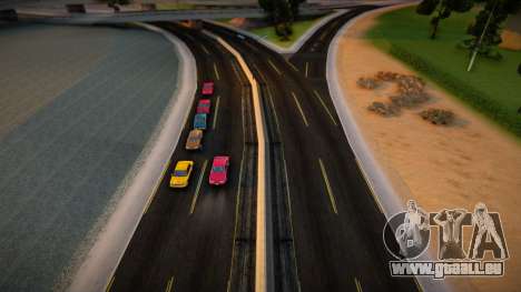 Nouvelles textures de route à Las Venturas pour GTA San Andreas