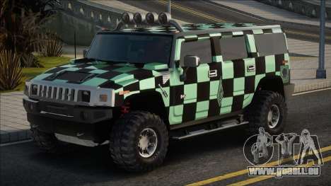 2005 Hummer H2 SE With Paintjobs Kimetsu no Yaib pour GTA San Andreas