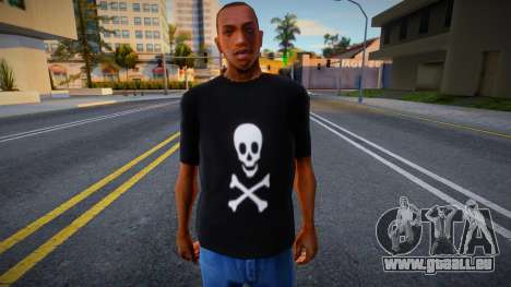 Shirt Skull White pour GTA San Andreas