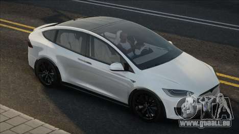 Tesla Model X 2022 White für GTA San Andreas