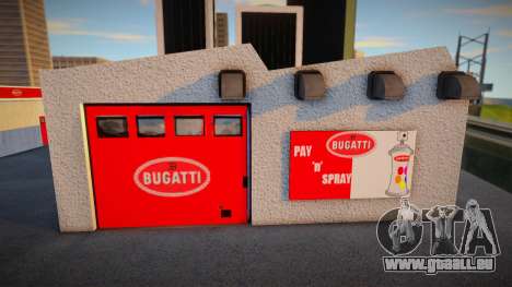 Bugatti Car ShowRoom für GTA San Andreas