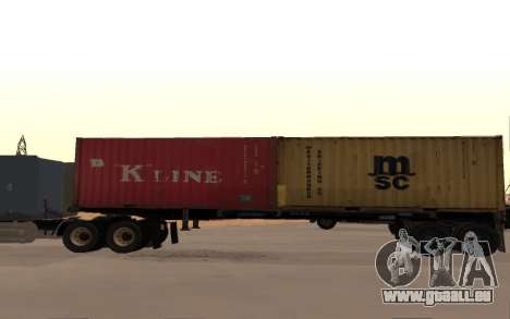 XTRA Container Chassis Trailer 40ft 1988 pour GTA San Andreas