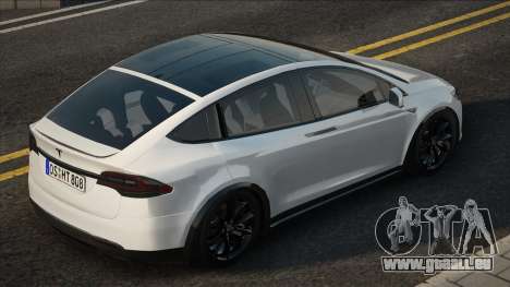 Tesla Model X 2022 White für GTA San Andreas