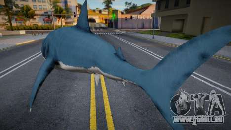 Scary Exaggerated Shark With Long Teeth o Tiburo pour GTA San Andreas
