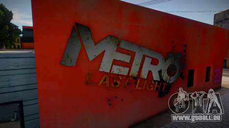Metro 2033 Last Night Mural 3 pour GTA San Andreas